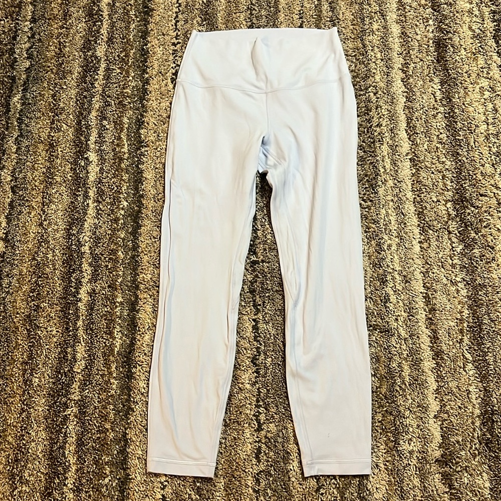 Lululemon 25” Double Lined Light Blue Align Leggings